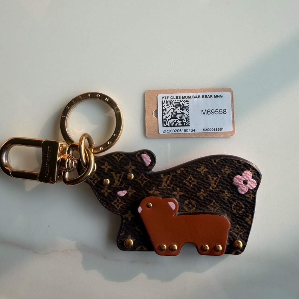 LOUIS VUITTON MOMMY AND BABY BEAR BAG CHARM AND KEY HOLDER - Picture 2 of 5